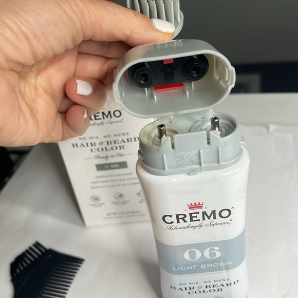 Cremo 06 Light Brown No Mix No Mess Hair and Beard Color New in Box - Picture 3 of 4